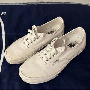 Vans Authentic True White Sneakers Size M 8.5